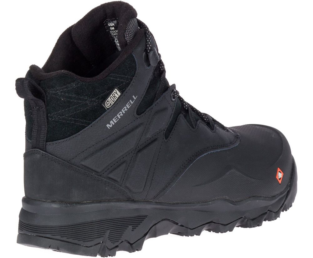 Merrell Boots Black - Thermo Adventure 6\" Ice+ Waterproof Comp Toe - Mens 65MVRDGNC